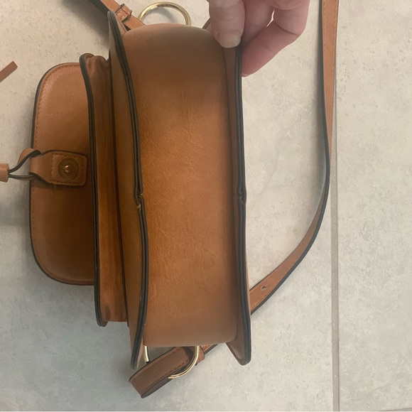 Brown Leather Crossbody - Picture 6 of 6